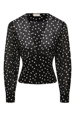 Saint Laurent: Шёлковая блуза 