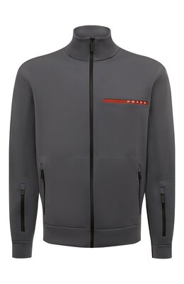 Prada: Серая толстовка 
