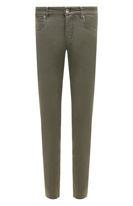 Brunello Cucinelli: Джинсы цвета хаки 