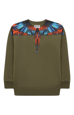 Marcelo Burlon Kids of Milan: Хлопковый свитшот 