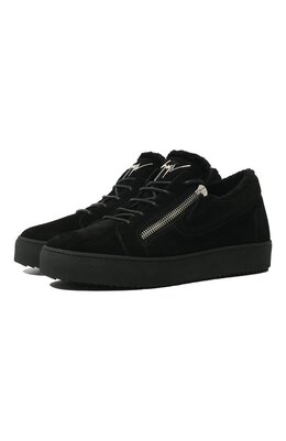 Giuseppe Zanotti Design: Чёрные кеды  Frankie Winter