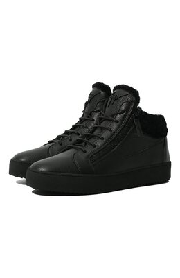Giuseppe Zanotti Design: Чёрные кеды  Frankie Winter