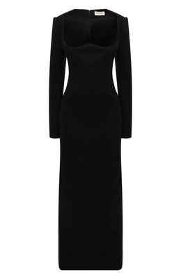 Saint Laurent: Платье из шерсти 