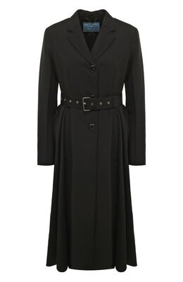 Prada: Пальто из шерсти 