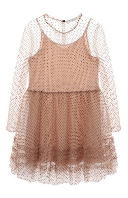 Philosophy di Lorenzo Serafini Kids: Бежевое платье 