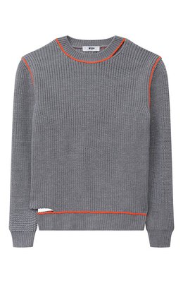 MSGM kids: Свитер с разрезом 