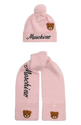 Moschino: Розовая шапка 