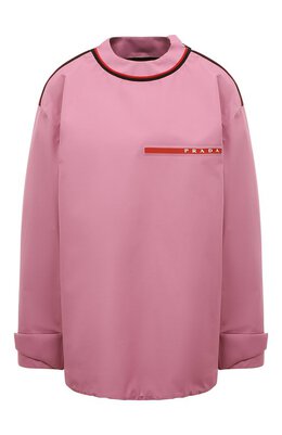Prada: Топ из полиэстера 