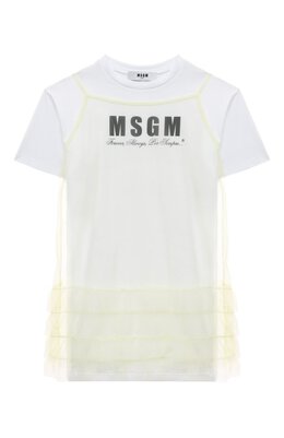 MSGM kids: Хлопковое платье 