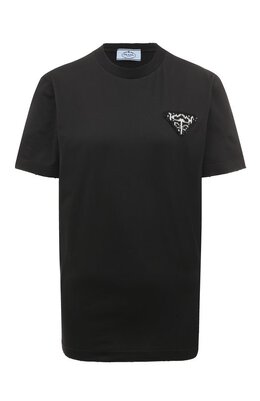 Prada: Хлопковая футболка 