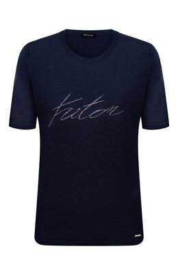 Kiton: Кашемировая футболка 