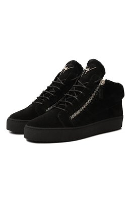 Giuseppe Zanotti Design: Серебристые кеды  Kriss Winter