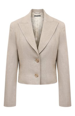 Alberta Ferretti: Льняной жакет 