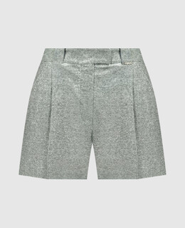 Brunello Cucinelli: Серебристые шорты 