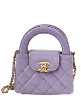 CHANEL Pre-Owned: Фиолетовая сумка 