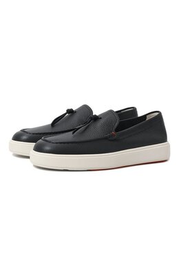 Santoni: Тёмные туфли 