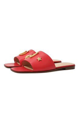 Gucci: Оранжевые шлёпанцы 