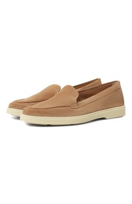 Santoni: Коричневые лоферы 