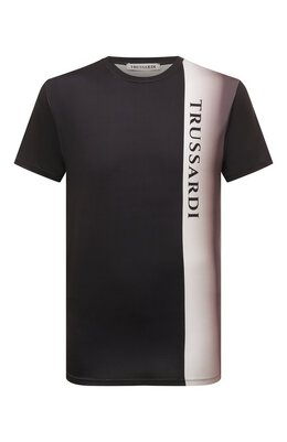 Trussardi: Чёрная футболка 