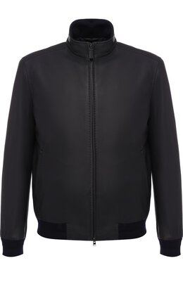 Brioni: Кожаная куртка 