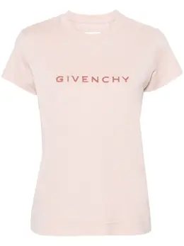 Givenchy: Розовая футболка 