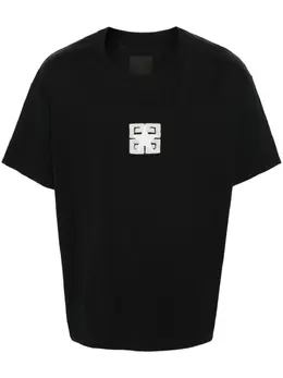Givenchy: Хлопковая футболка  4G