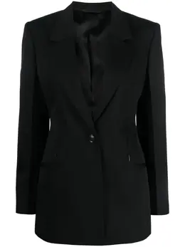 Givenchy: Однобортный плащ 