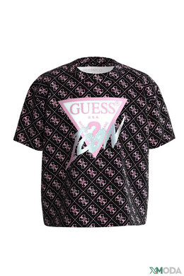 Guess: Чёрная футболка 