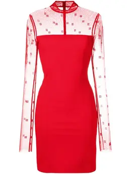Givenchy: Платье из фатина 