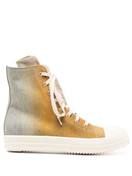 Rick Owens DRKSHDW: Голубые кроссовки 
