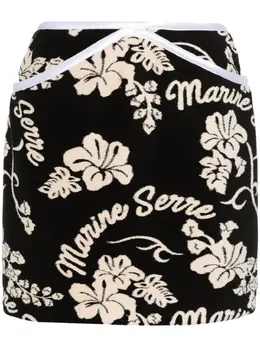 Marine Serre: Жаккардовая юбка 