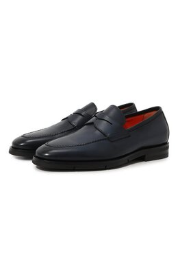 Santoni: Тёмные туфли  Carlos