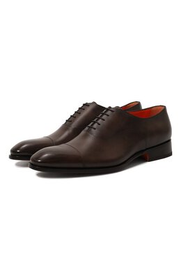 Santoni: Тёмные туфли  Carter