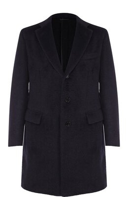 Brioni: Однобортное пальто 