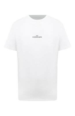 Maison Margiela: Хлопковая футболка 