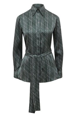 Kiton: Атласная рубашка 