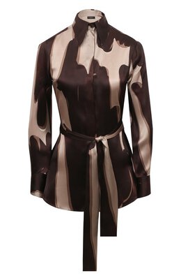 Kiton: Атласная рубашка 