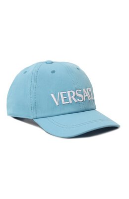 Versace: Голубая кепка 