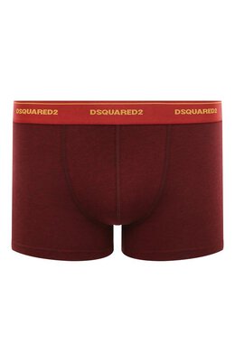 Dsquared2: Бордовые трусы 