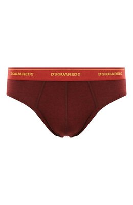 Dsquared2: Бордовые трусы 