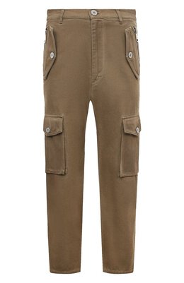 Balmain: Хлопковые брюки 