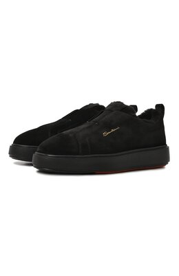 Santoni: Золотые кеды 