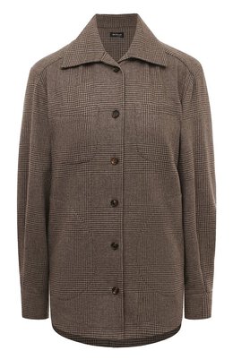Kiton: Рубашка из шерсти 