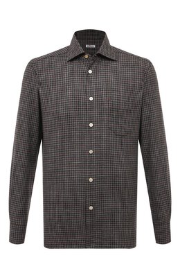 Kiton: Рубашка из шерсти 