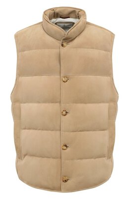 Brunello Cucinelli: Замшевый жилет 