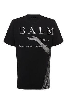 Balmain: Хлопковая футболка 