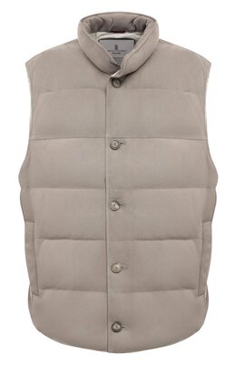 Brunello Cucinelli: Замшевый жилет 