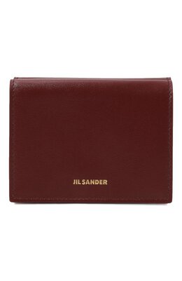 Jil Sander: Бордовый кошелёк 
