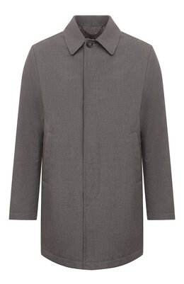 Canali: Плащ с воротником 