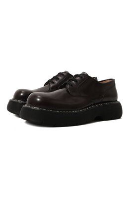 Bottega Veneta: Бордовые туфли 